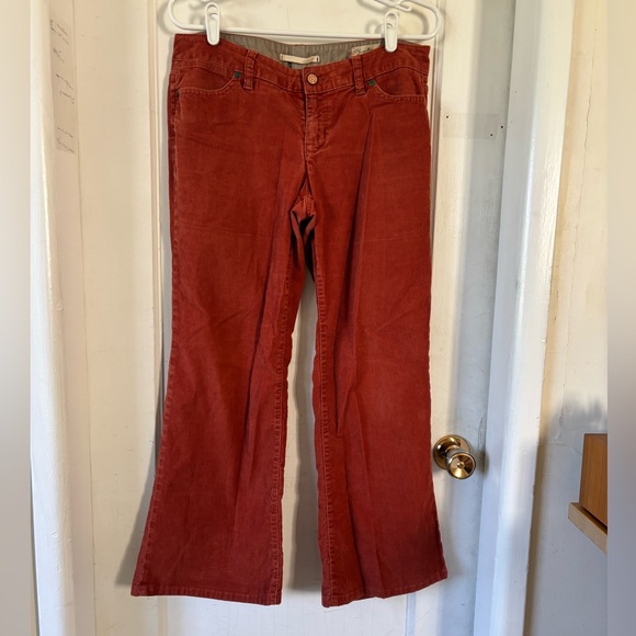 GAP Burnt Orange Corduroy Trousers - Picture 1 of 4